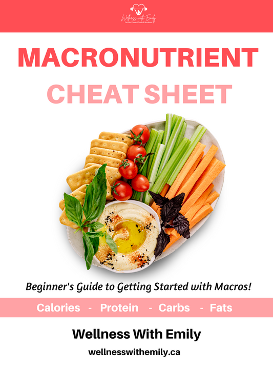 Macronutrient Cheat Sheet
